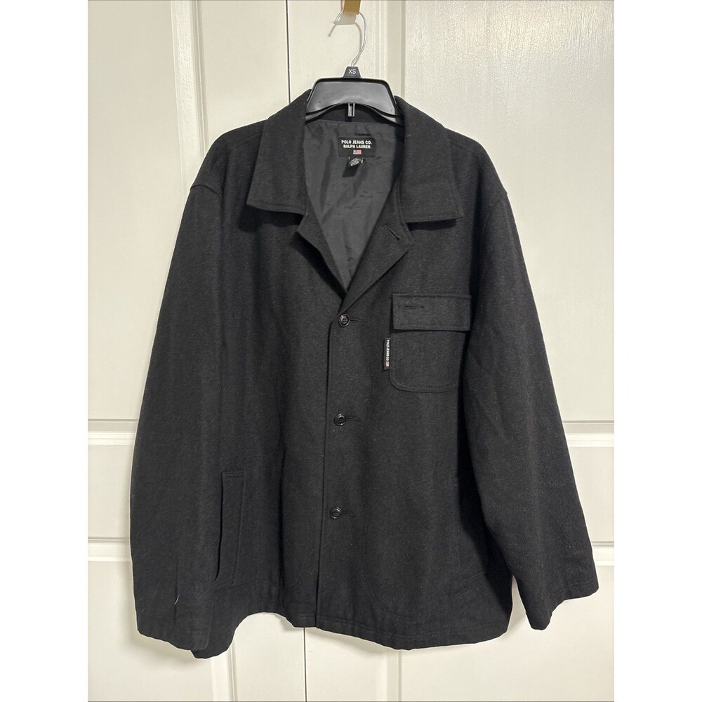 Polo Jeans Co. Ralph Lauren Wool Blend Jacket Coat – Men’s XL - Worn Once